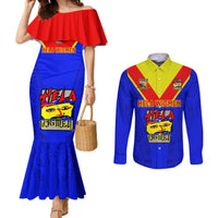 custom-papua-new-guinea-rugby-couples-matching-mermaid-dress-and-long-sleeve-button-shirts-hela-wigmen-png-polynesian-pattern