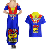 Custom Papua New Guinea Rugby Couples Matching Summer Maxi Dress and Hawaiian Shirt Hela Wigmen PNG Polynesian Pattern - Wonder Print Shop