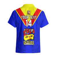Custom Papua New Guinea Rugby Hawaiian Shirt Hela Wigmen PNG Polynesian Pattern - Wonder Print Shop