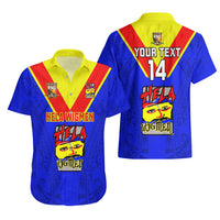 Custom Papua New Guinea Rugby Hawaiian Shirt Hela Wigmen PNG Polynesian Pattern - Wonder Print Shop