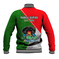 Papua New Guinea Rugby Baseball Jacket Rabaul Gurias PNG Polynesian Pattern - Wonder Print Shop