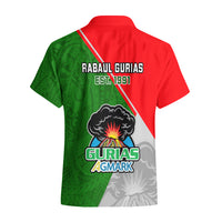 Papua New Guinea Rugby Hawaiian Shirt Rabaul Gurias PNG Polynesian Pattern - Wonder Print Shop