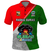 Papua New Guinea Rugby Polo Shirt Rabaul Gurias PNG Polynesian Pattern - Wonder Print Shop