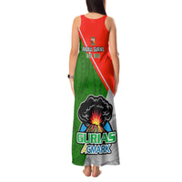 Papua New Guinea Rugby Tank Maxi Dress Rabaul Gurias PNG Polynesian Pattern - Wonder Print Shop
