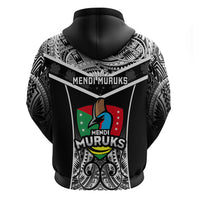 Papua New Guinea Rugby Hoodie Mendi Muruks PNG Polynesian Pattern - Wonder Print Shop