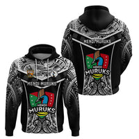 Papua New Guinea Rugby Hoodie Mendi Muruks PNG Polynesian Pattern - Wonder Print Shop