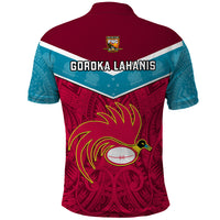 Papua New Guinea Rugby Polo Shirt Goroka Lahanis PNG Polynesian Pattern - Wonder Print Shop