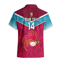 Custom Papua New Guinea Rugby Hawaiian Shirt Goroka Lahanis PNG Polynesian Pattern - Wonder Print Shop