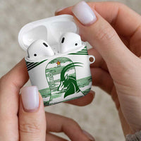 Zimbabwe Rugby Custom AirPods Case Come On Sables White Version - Wonder Print Shop