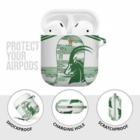 Zimbabwe Rugby Custom AirPods Case Come On Sables White Version - Wonder Print Shop