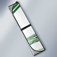 Zimbabwe Rugby Custom Auto Sun Shade Come On Sables White Version - Wonder Print Shop