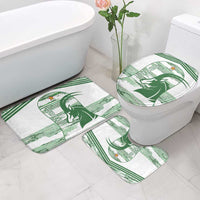 Zimbabwe Rugby Custom Bathroom Set Come On Sables White Version - Wonder Print Shop