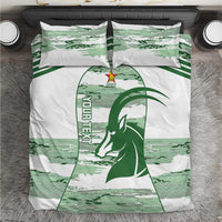 Zimbabwe Rugby Custom Bedding Set Come On Sables White Version - Wonder Print Shop