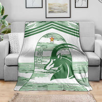 Zimbabwe Rugby Custom Blanket Come On Sables White Version - Wonder Print Shop