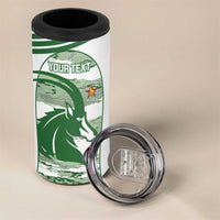 Zimbabwe Rugby Custom 4 in 1 Can Cooler Tumbler Come On Sables White Version - Wonder Print Shop