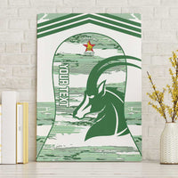Zimbabwe Rugby Custom Canvas Wall Art Come On Sables White Version - Wonder Print Shop