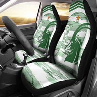 Zimbabwe Rugby Custom Car Seat Cover Come On Sables White Version - Wonder Print Shop