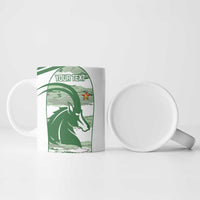 Zimbabwe Rugby Custom Ceramic Mug Come On Sables White Version - Wonder Print Shop