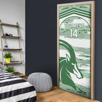 Zimbabwe Rugby Custom Door Cover Come On Sables White Version - Wonder Print Shop