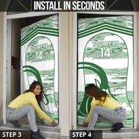 Zimbabwe Rugby Custom Door Cover Come On Sables White Version - Wonder Print Shop