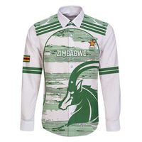 Zimbabwe Rugby Custom Family Matching Mermaid Dress and Hawaiian Shirt Come On Sables White Version - Wonder Print Shop