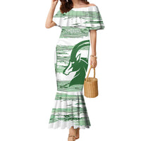 Zimbabwe Rugby Custom Family Matching Mermaid Dress and Hawaiian Shirt Come On Sables White Version - Wonder Print Shop