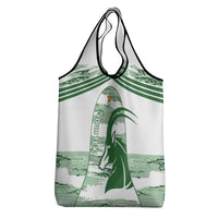 Zimbabwe Rugby Custom Grocery Bag Come On Sables White Version - Wonder Print Shop