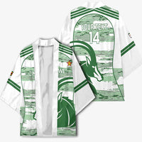 Zimbabwe Rugby Custom Kimono Come On Sables White Version - Wonder Print Shop
