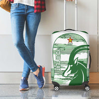 Zimbabwe Rugby Custom Luggage Cover Come On Sables White Version - Wonder Print Shop