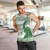 Zimbabwe Rugby Custom Men Tank Top Come On Sables White Version - Wonder Print Shop