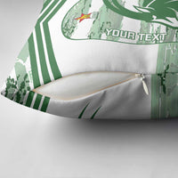 Zimbabwe Rugby Custom Pillow Cover Come On Sables White Version - Wonder Print Shop