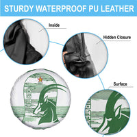 Zimbabwe Rugby Custom Spare Tire Cover Come On Sables White Version - Wonder Print Shop