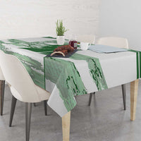 Zimbabwe Rugby Custom Tablecloth Come On Sables White Version - Wonder Print Shop