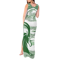 Zimbabwe Rugby Custom Tank Maxi Dress Come On Sables White Version - Wonder Print Shop