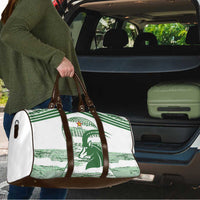Zimbabwe Rugby Custom Travel Bag Come On Sables White Version - Wonder Print Shop