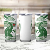 Zimbabwe Rugby Custom Tumbler Cup Come On Sables White Version - Wonder Print Shop