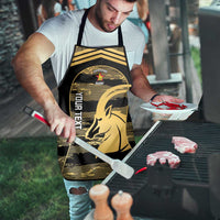 Zimbabwe Rugby Custom Apron Come On Sables Gold Black Version - Wonder Print Shop