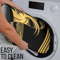 Zimbabwe Rugby Custom Bathroom Set Come On Sables Gold Black Version - Wonder Print Shop