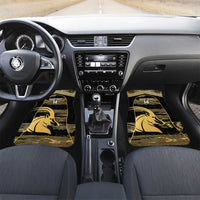 Zimbabwe Rugby Custom Car Mats Come On Sables Gold Black Version - Wonder Print Shop