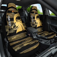 Zimbabwe Rugby Custom Car Seat Cover Come On Sables Gold Black Version - Wonder Print Shop
