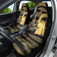 Zimbabwe Rugby Custom Car Seat Cover Come On Sables Gold Black Version - Wonder Print Shop