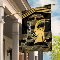 Zimbabwe Rugby Custom Garden Flag Come On Sables Gold Black Version - Wonder Print Shop