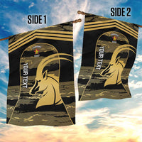 Zimbabwe Rugby Custom Garden Flag Come On Sables Gold Black Version - Wonder Print Shop