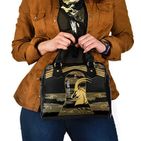 Zimbabwe Rugby Custom Shoulder Handbag Come On Sables Gold Black Version - Wonder Print Shop