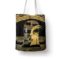 Zimbabwe Rugby Custom Tote Bag Come On Sables Gold Black Version - Wonder Print Shop