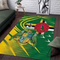 Dominica Independence Day Area Rug 3 November Coat Of Arms - Wonder Print Shop