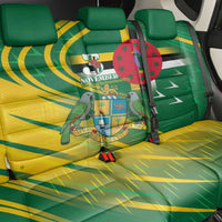 Dominica Independence Day Back Car Seat Cover 3 November Coat Of Arms - Wonder Print Shop