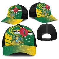 Dominica Independence Day Baseball Net Cap 3 November Coat Of Arms - Wonder Print Shop