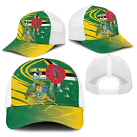 Dominica Independence Day Baseball Net Cap 3 November Coat Of Arms - Wonder Print Shop