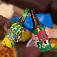Dominica Independence Day 4 in 1 Can Cooler Tumbler 3 November Coat Of Arms - Wonder Print Shop